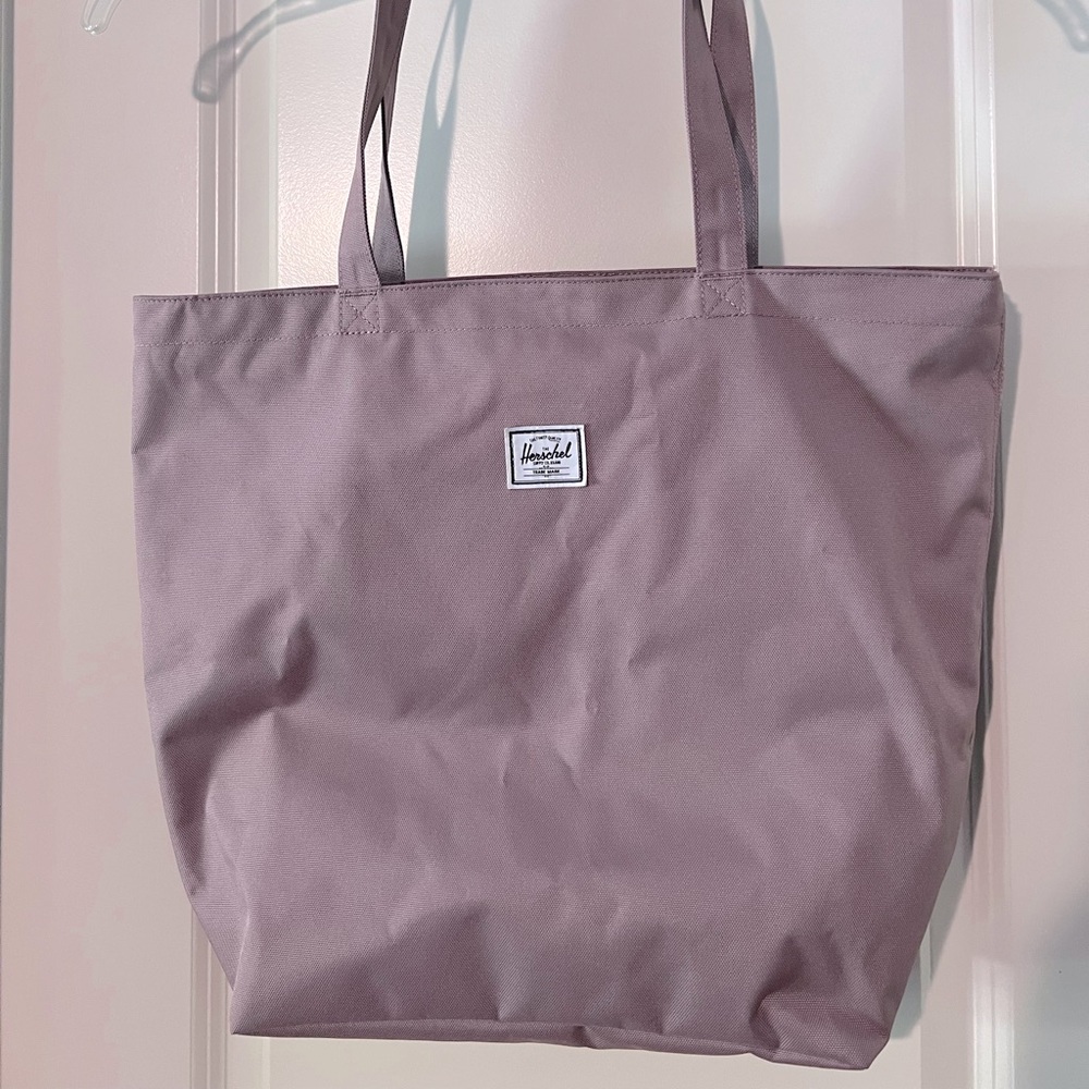 Pale pink Herschel overnight bag/tote